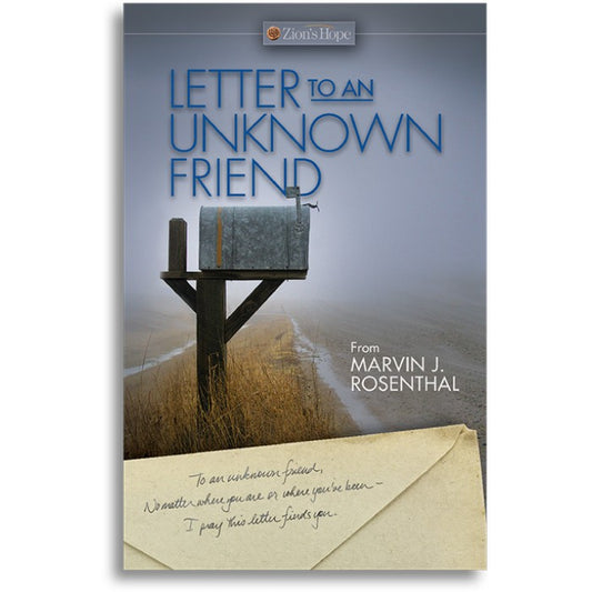 A LETTER TO AN UNKNOWN FRIEND BOOKLET