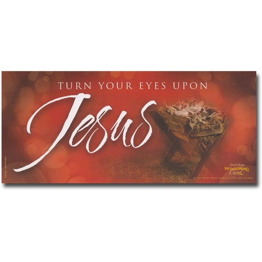 Turn Your Eyes Upon Jesus - WitnessWord Card