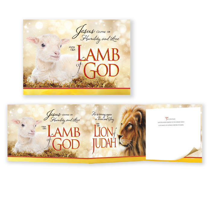 LAMB & LION - 1 Pack/10 Cards