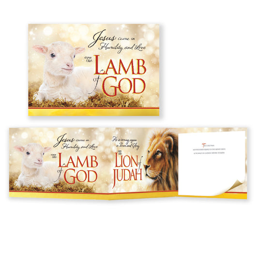 LAMB & LION - 1 Pack/10 Cards