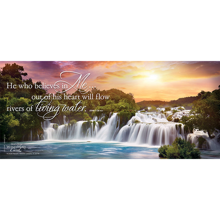 Rivers of Living Water-WitnessWord Card