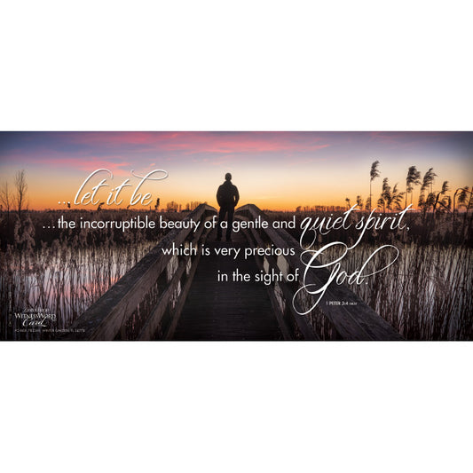 Quiet Spirit - WitnessWord Card