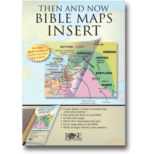 DELUXE THEN & NOW BIBLE MAPS INSERT