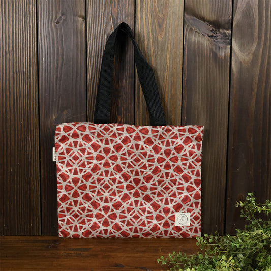 Ruby Red Mosaic - Tote Bag