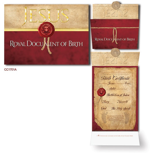 ROYAL DOCUMENT OF BIRTH - 1 Pack/10 Cards