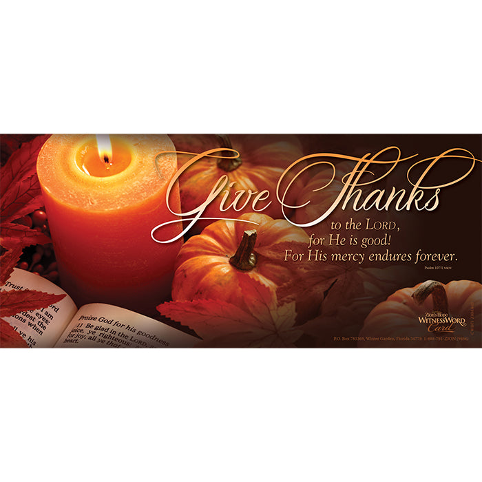 His Mercy Endures - WitnessWord Card