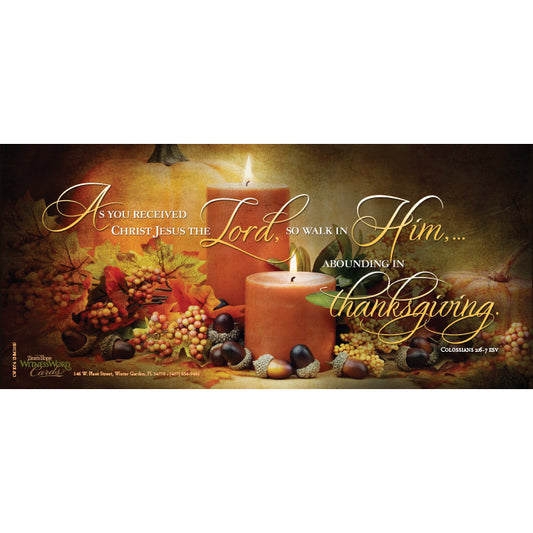 Walk in Him - WitnessWord Card