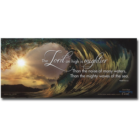 The Lord... Mightier - WitnessWord Card