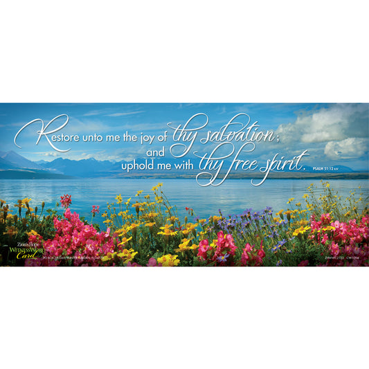 Joy of Thy Salvation - WitnessWord Card