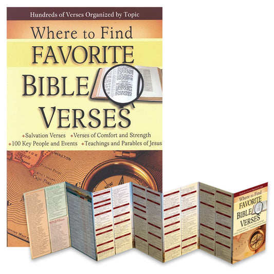 WHERE TO FIND FAVORITE BIBLE VERSES