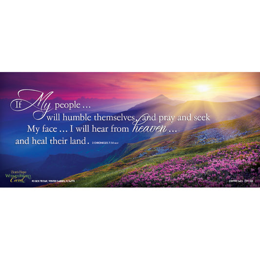 Seek My Face - WitnessWord Card